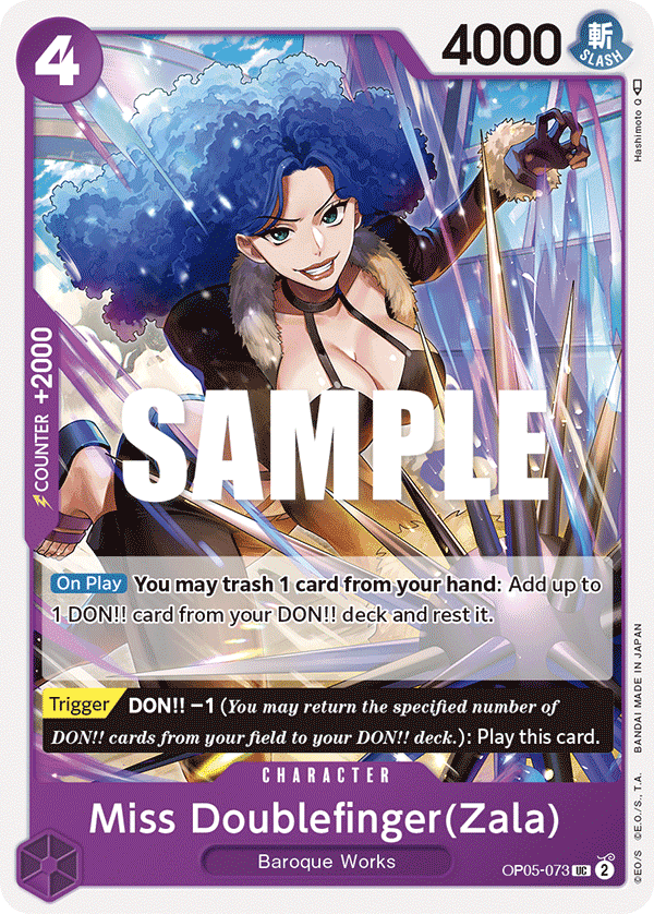 Miss Doublefinger(Zala) — OP05-073