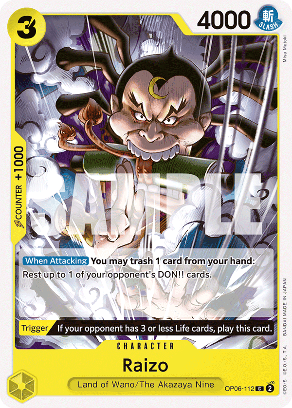 Raizo — OP06-112