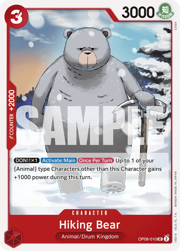 Hiking Bear — OP08-010