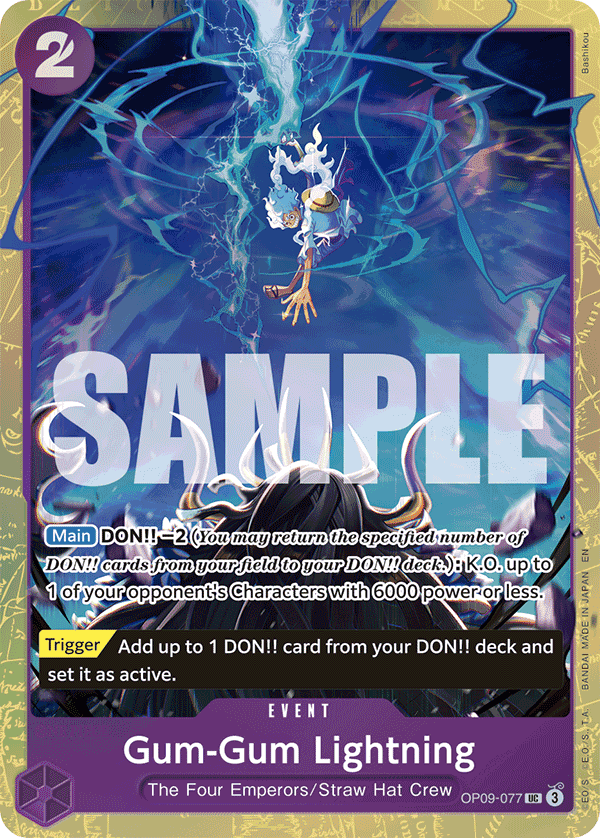 Gum-Gum Lightning — OP09-077p2