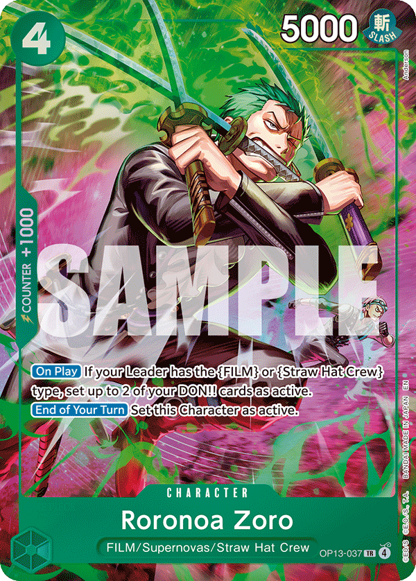 Roronoa Zoro — OP13-037p1