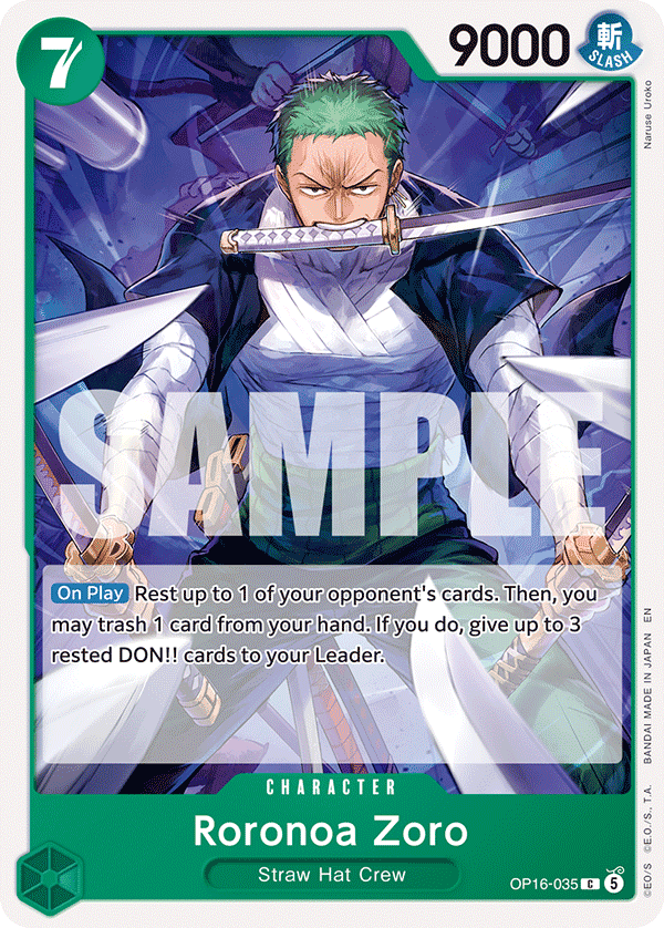 Roronoa Zoro — OP16-035