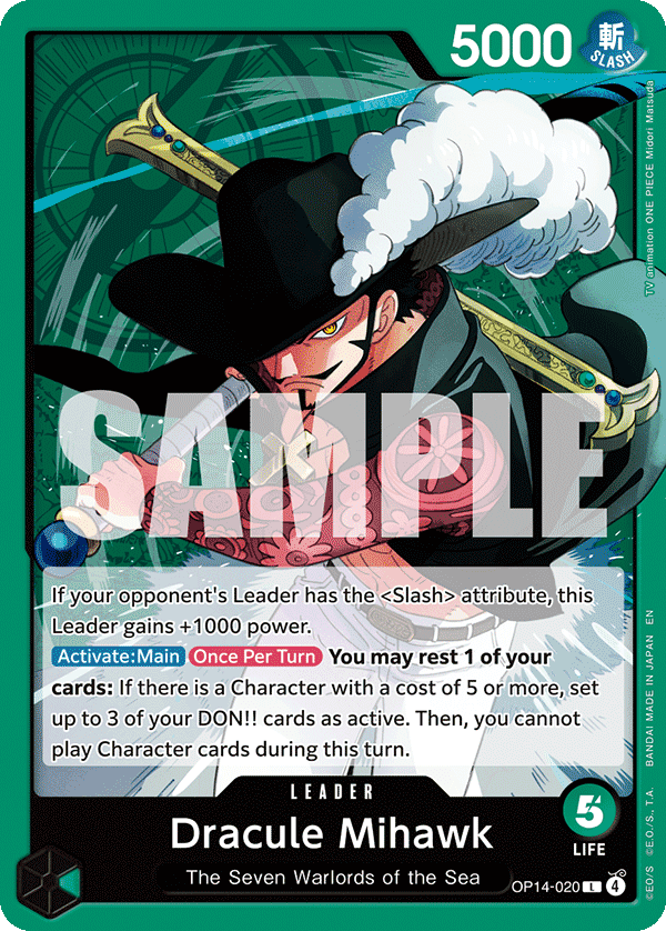 Dracule Mihawk — OP14-020