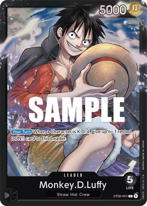Monkey.D.Luffy — ST08-001