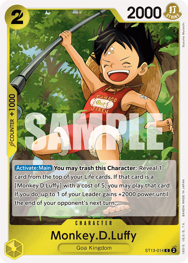 Monkey.D.Luffy — ST13-014