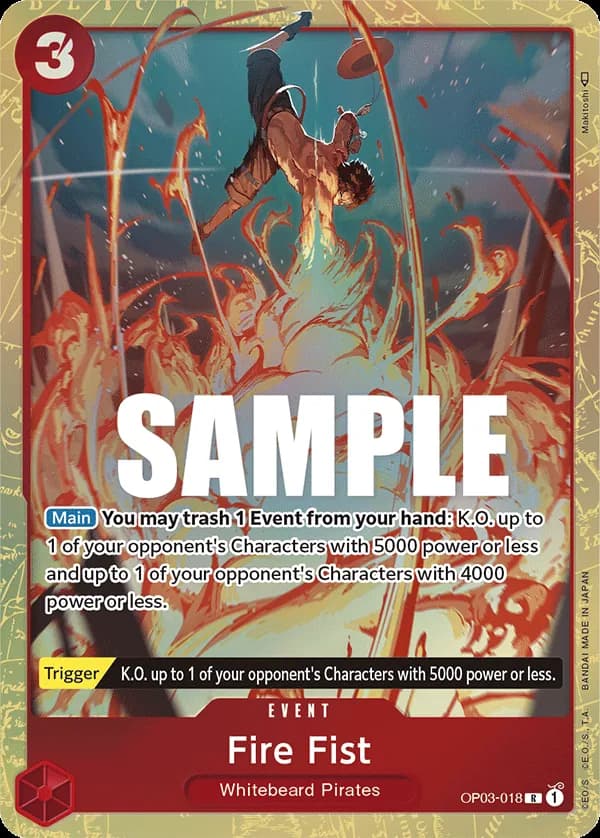 Fire Fist — OP03-018p1