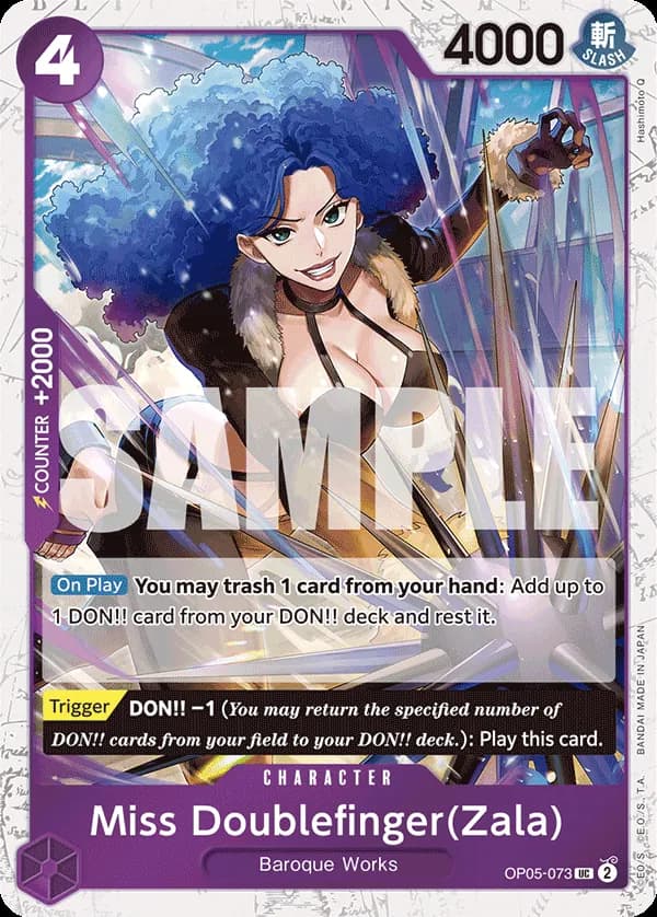 Miss Doublefinger(Zala) — OP05-073p1